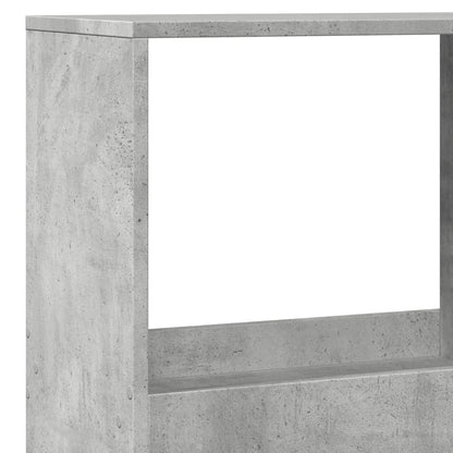vidaXL Room Divider Concrete Grey 100x33x175 cm Engineered Wood 6