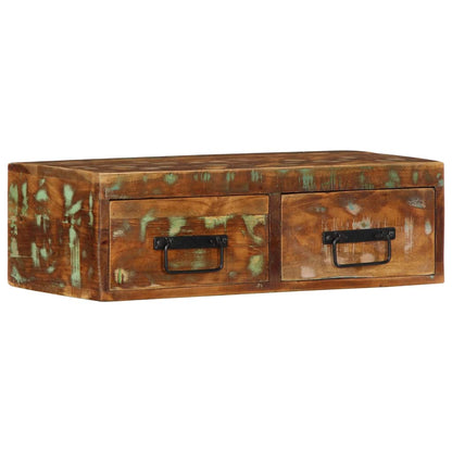 vidaXL Wall-mounted TV Cabinet 60x30x19 cm Solid Wood Reclaimed 3