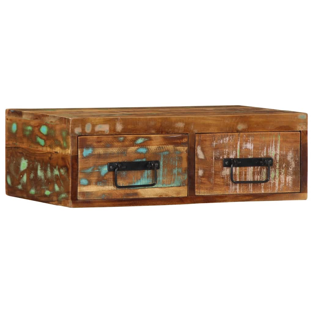 vidaXL Wall-mounted TV Cabinet 60x30x19 cm Solid Wood Reclaimed 4