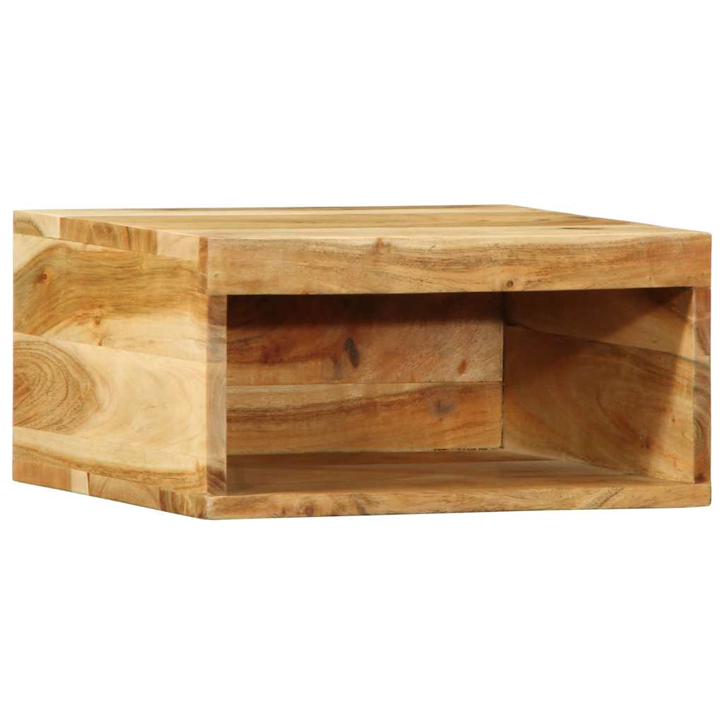 vidaXL Wall-mounted TV Cabinets 2 pcs Solid Wood Acacia 3