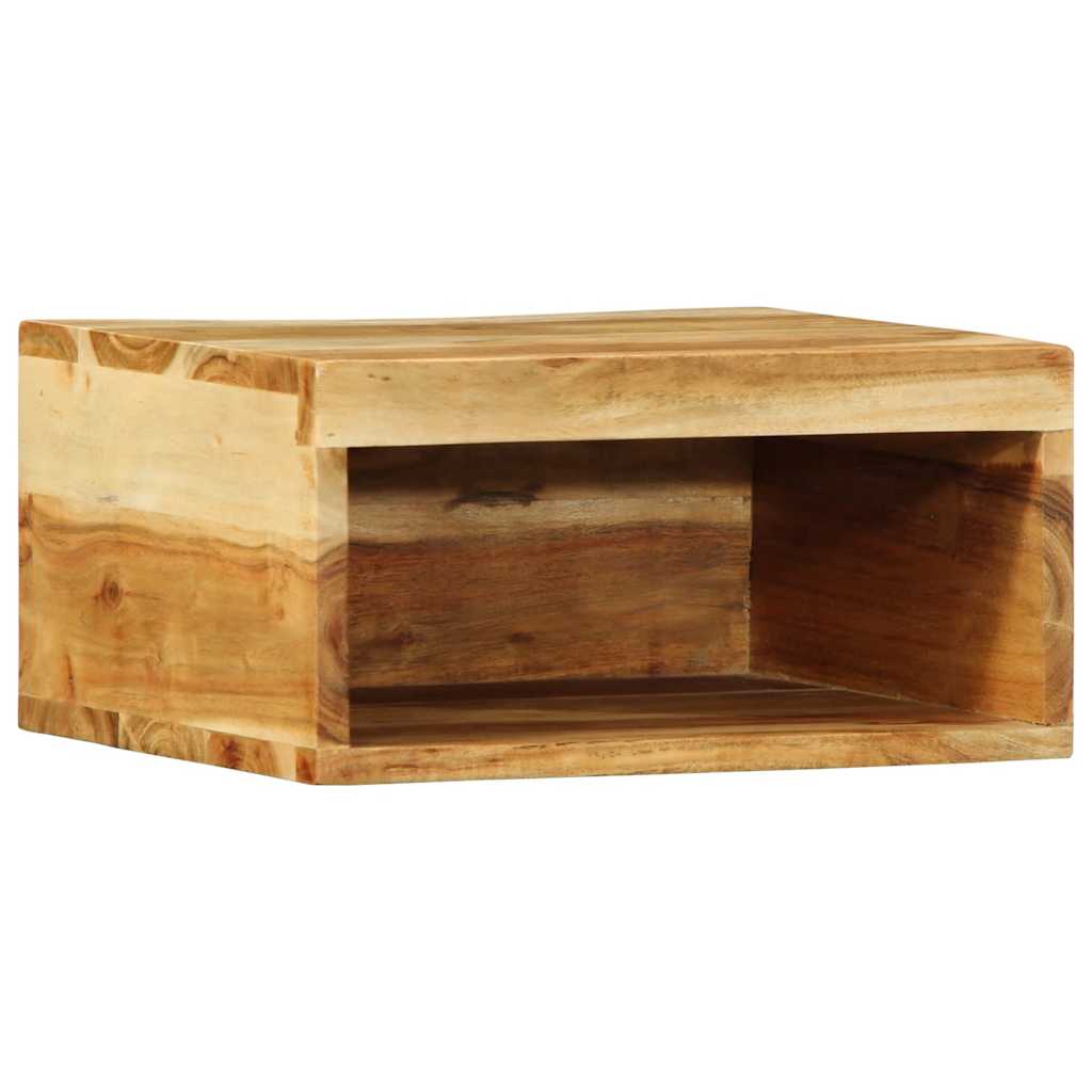 vidaXL Wall-mounted TV Cabinets 2 pcs Solid Wood Acacia 4