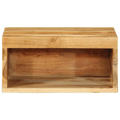vidaXL Wall-mounted TV Cabinets 2 pcs Solid Wood Acacia 5