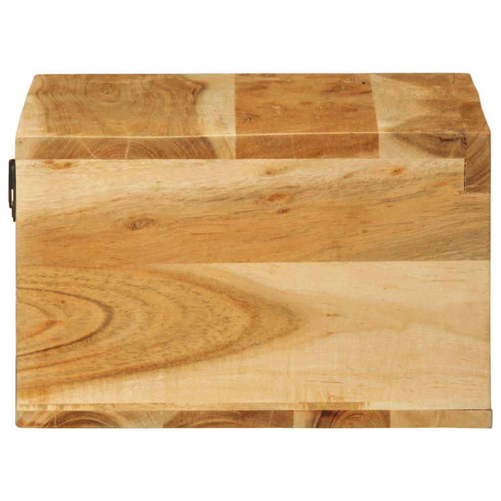 vidaXL Wall-mounted TV Cabinets 2 pcs Solid Wood Acacia 6