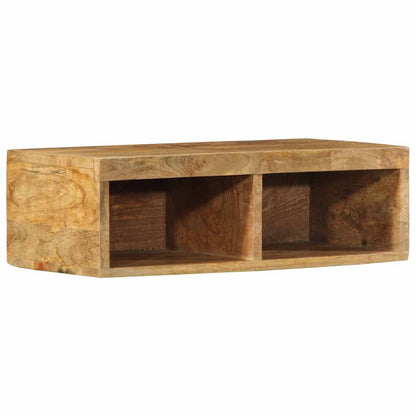 Wall-mounted TV Cabinet Solid Rough Wood Mango Solid rough mango wood