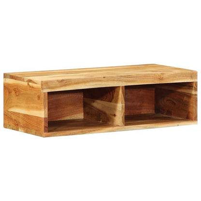 vidaXL Wall-mounted TV Cabinet 60x30x19 cm Solid Wood Acacia 1
