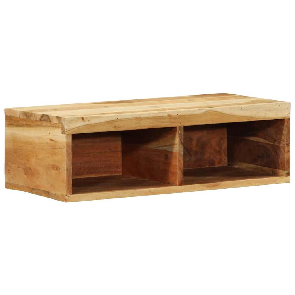 vidaXL Wall-mounted TV Cabinet 60x30x19 cm Solid Wood Acacia 2