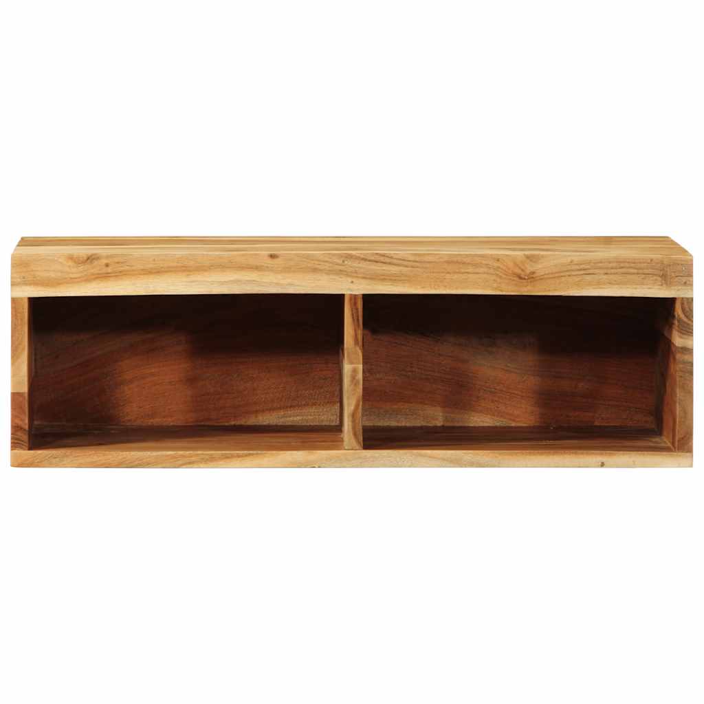 vidaXL Wall-mounted TV Cabinet 60x30x19 cm Solid Wood Acacia 4