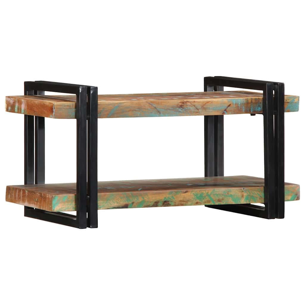vidaXL Wall Shelf Multicolour Solid Wood Reclaimed 1