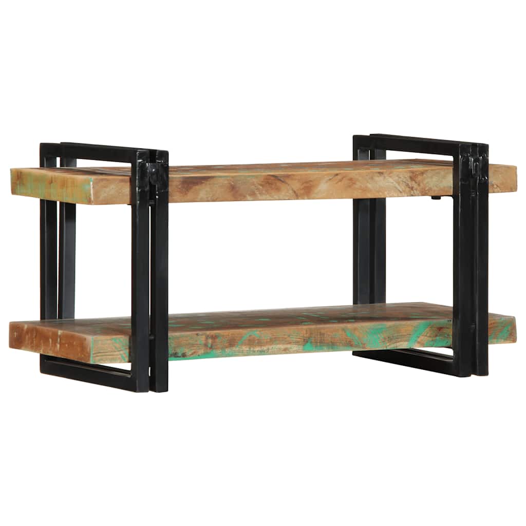vidaXL Wall Shelf Multicolour Solid Wood Reclaimed 6