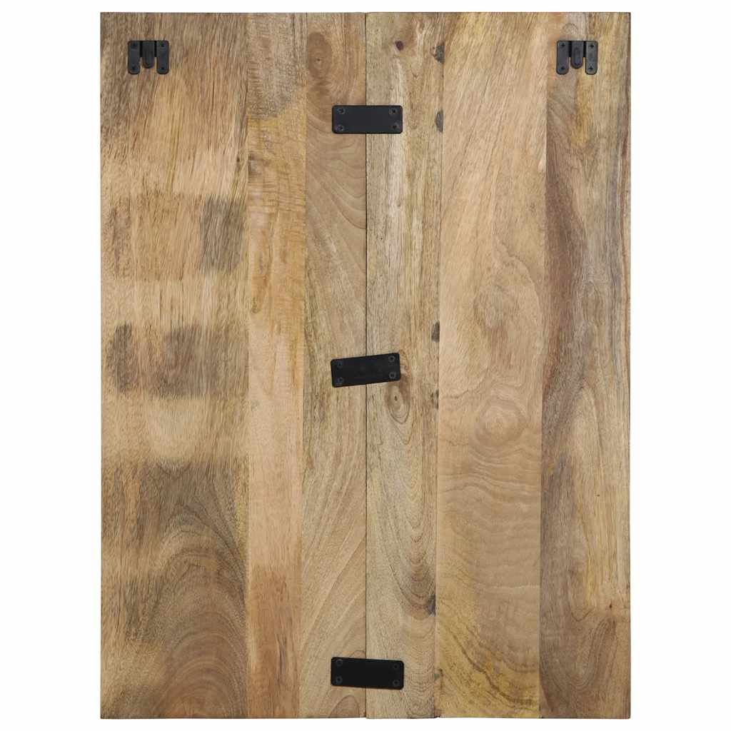 vidaXL Bedside Cabinet 60x32x80 cm Solid Rough Wood Mango 5