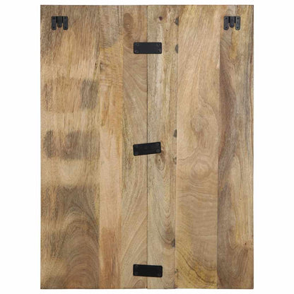 vidaXL Bedside Cabinet 60x32x80 cm Solid Rough Wood Mango 5