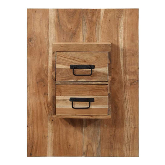 Bedside Cabinet 60x32x80 cm Solid Wood Acacia 1 Width 60 cm Solid acacia wood