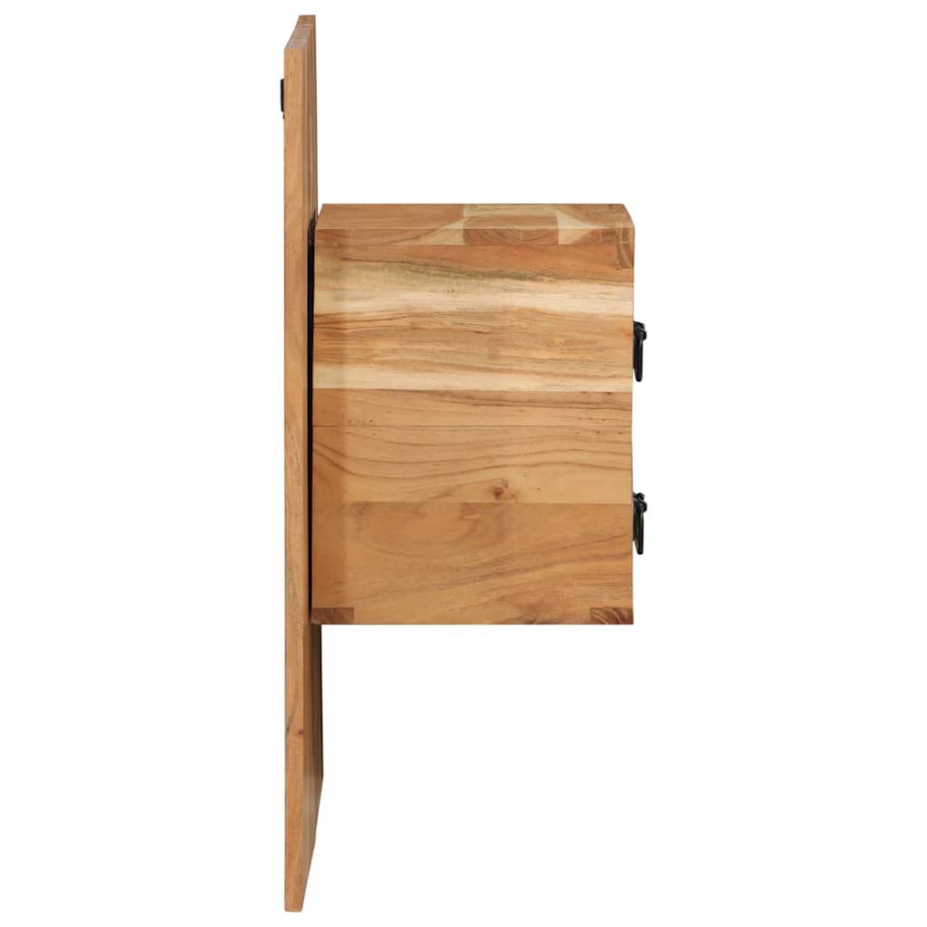 vidaXL Bedside Cabinet 60x32x80 cm Solid Wood Acacia 4