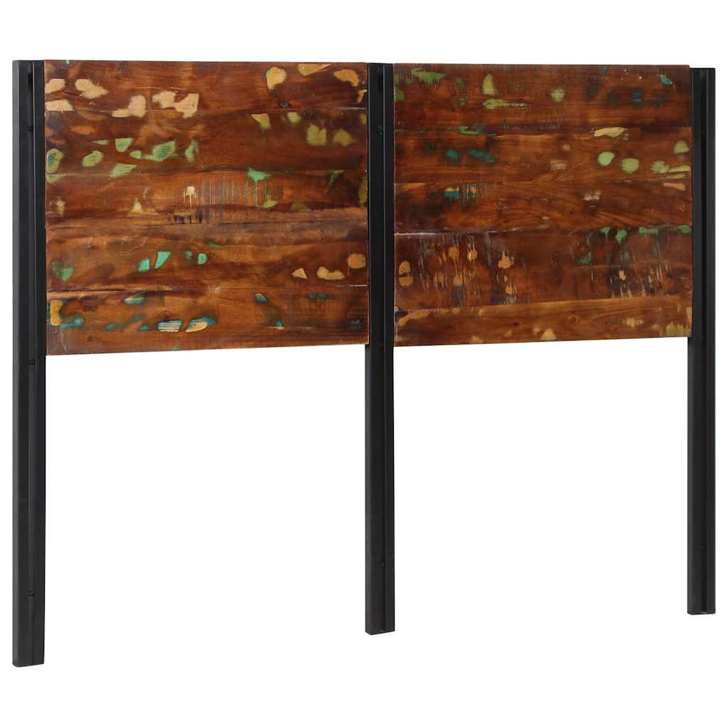 vidaXL Headboard Solid Wood Reclaimed and Iron