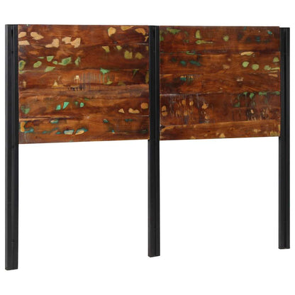 vidaXL Headboard Solid Wood Reclaimed and Iron
