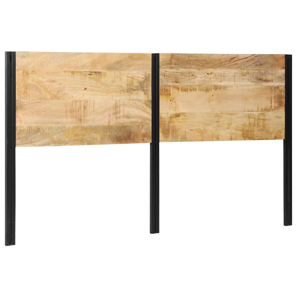 vidaXL Headboard Solid Wood Reclaimed and Iron