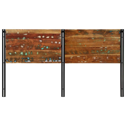vidaXL Headboard 180 cm Solid Wood Reclaimed and Iron 2