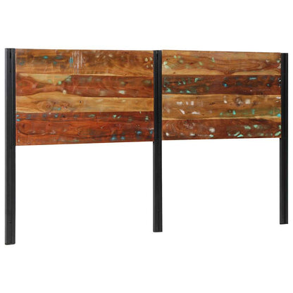 Headboard Solid Wood Reclaimed and Iron 180 cm Solid reclaimed wood