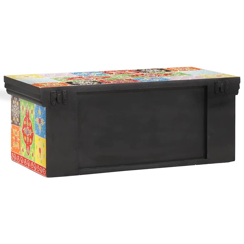 TV Cabinet Multicolour Solid Mango wood 60 x 30 x 24 cm