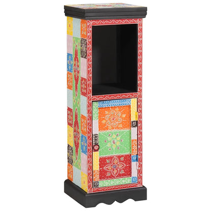 vidaXL Chest of drawers Multicolour 30 x 30 x 90 cm Solid Mango Wood 6