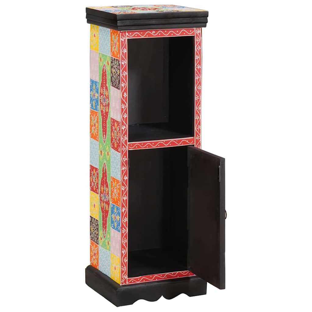 vidaXL Chest of drawers Multicolour 30 x 30 x 90 cm Solid Mango Wood 1