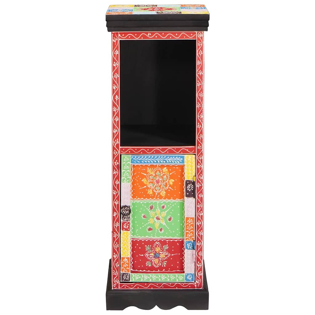 vidaXL Chest of drawers Multicolour 30 x 30 x 90 cm Solid Mango Wood 2