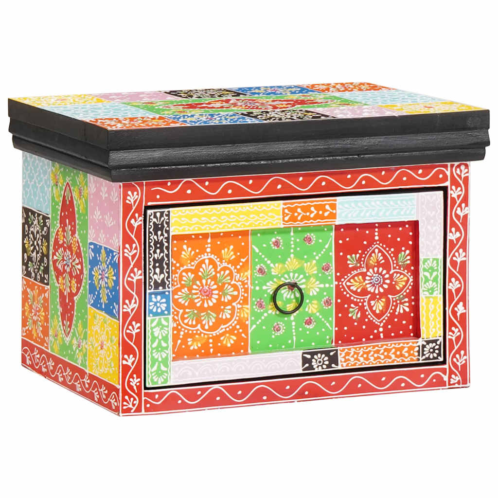 vidaXL Bedside Cabinet 2 pcs Multicolour 40 x 30 x 28 cm 2