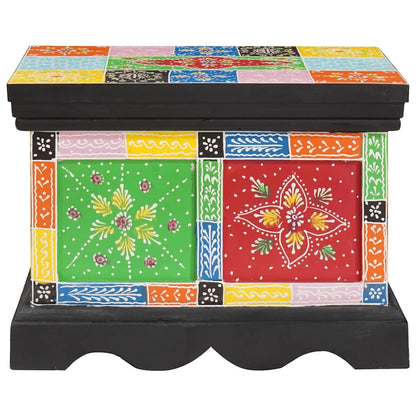 vidaXL Storage Box Multicolour 40 x 30 x 30 cm Solid Mango wood 2