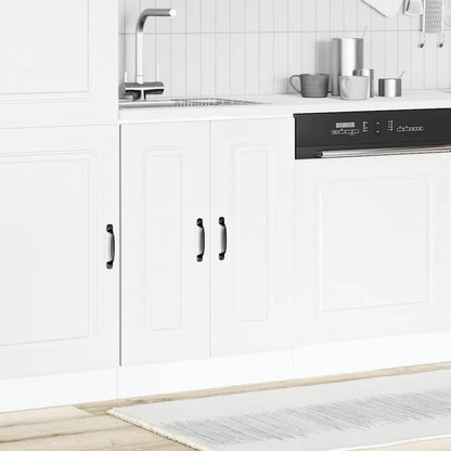 vidaXL Kitchen Base Cabinet "Kalmar" Engineered Wood White
