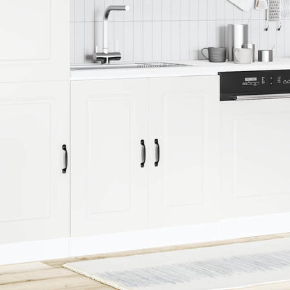 vidaXL Kitchen Base Cabinet "Kalmar" Engineered Wood White
