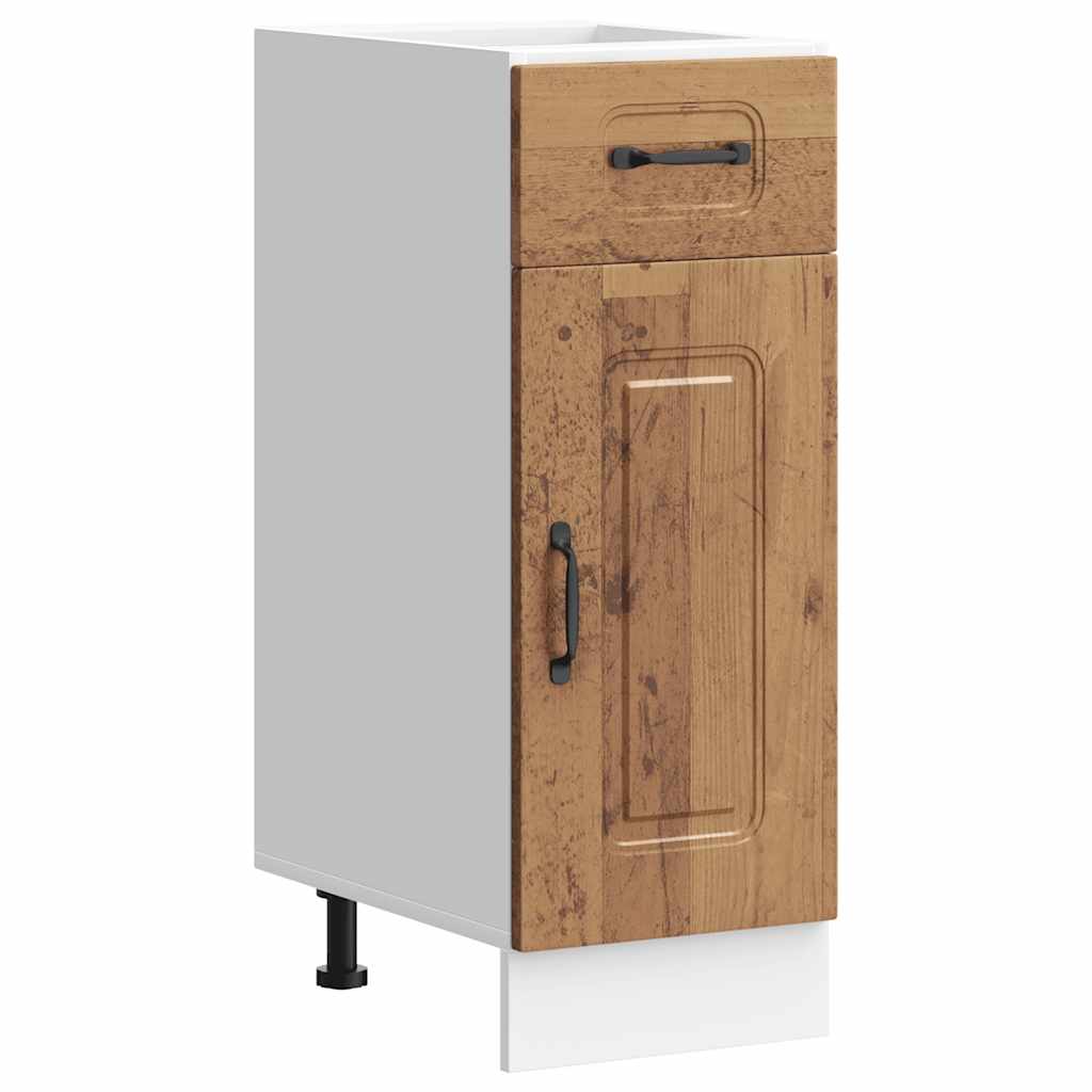 vidaXL Kitchen Base Cabinet Kalmar Old Wood Engineered Wood 2