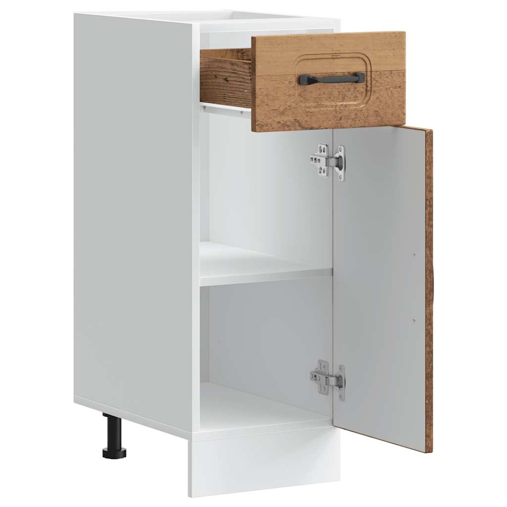 vidaXL Kitchen Base Cabinet Kalmar Old Wood Engineered Wood 5