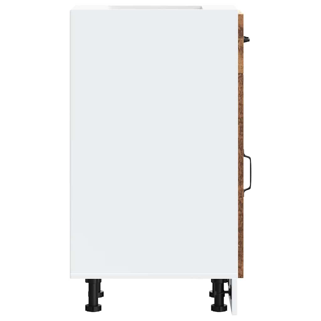 vidaXL Kitchen Base Cabinet Kalmar Old Wood Engineered Wood 6