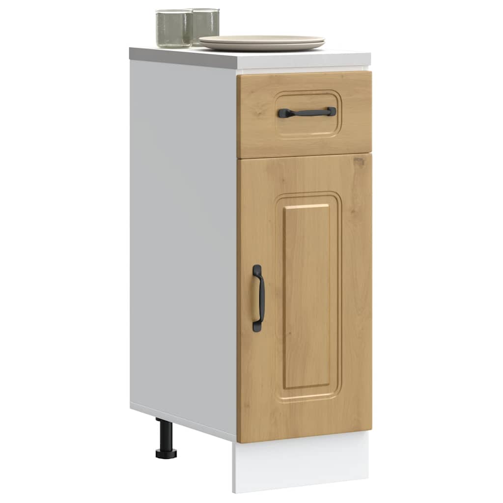vidaXL Kitchen Base Cabinet Kalmar Artisan Oak Engineered Wood 1