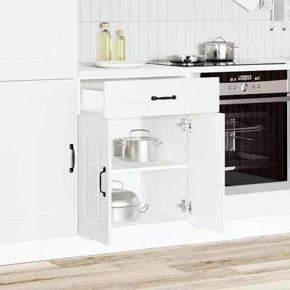 vidaXL Kitchen Base Cabinet "Kalmar" Engineered Wood White
