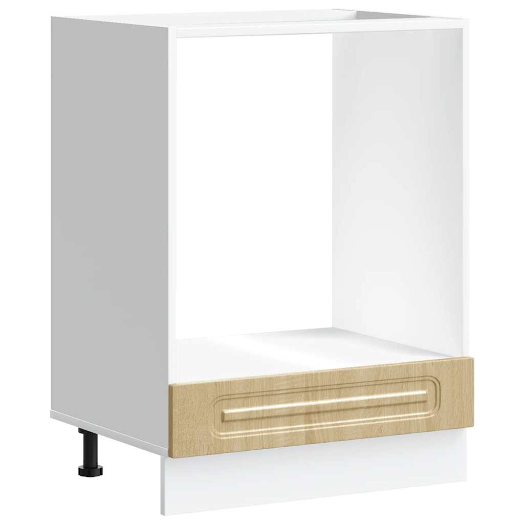 vidaXL Oven Cabinet Kalmar Sonoma Oak Engineered Wood 2