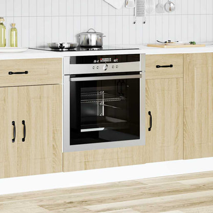 vidaXL Oven Cabinet Kalmar Sonoma Oak Engineered Wood 3