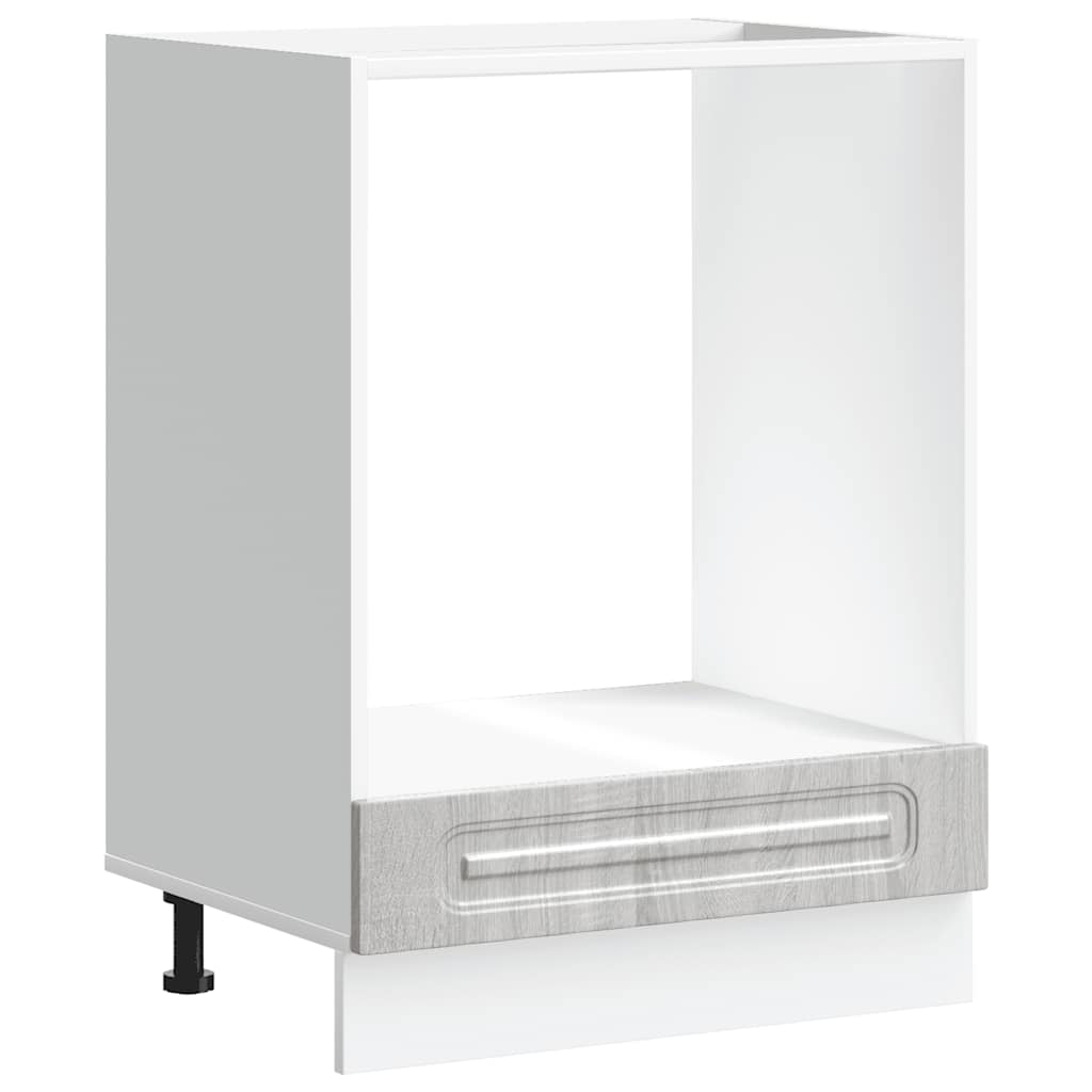 vidaXL Oven Cabinet Kalmar Grey Sonoma Engineered Wood 2
