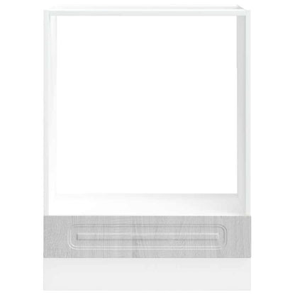 vidaXL Oven Cabinet Kalmar Grey Sonoma Engineered Wood 4