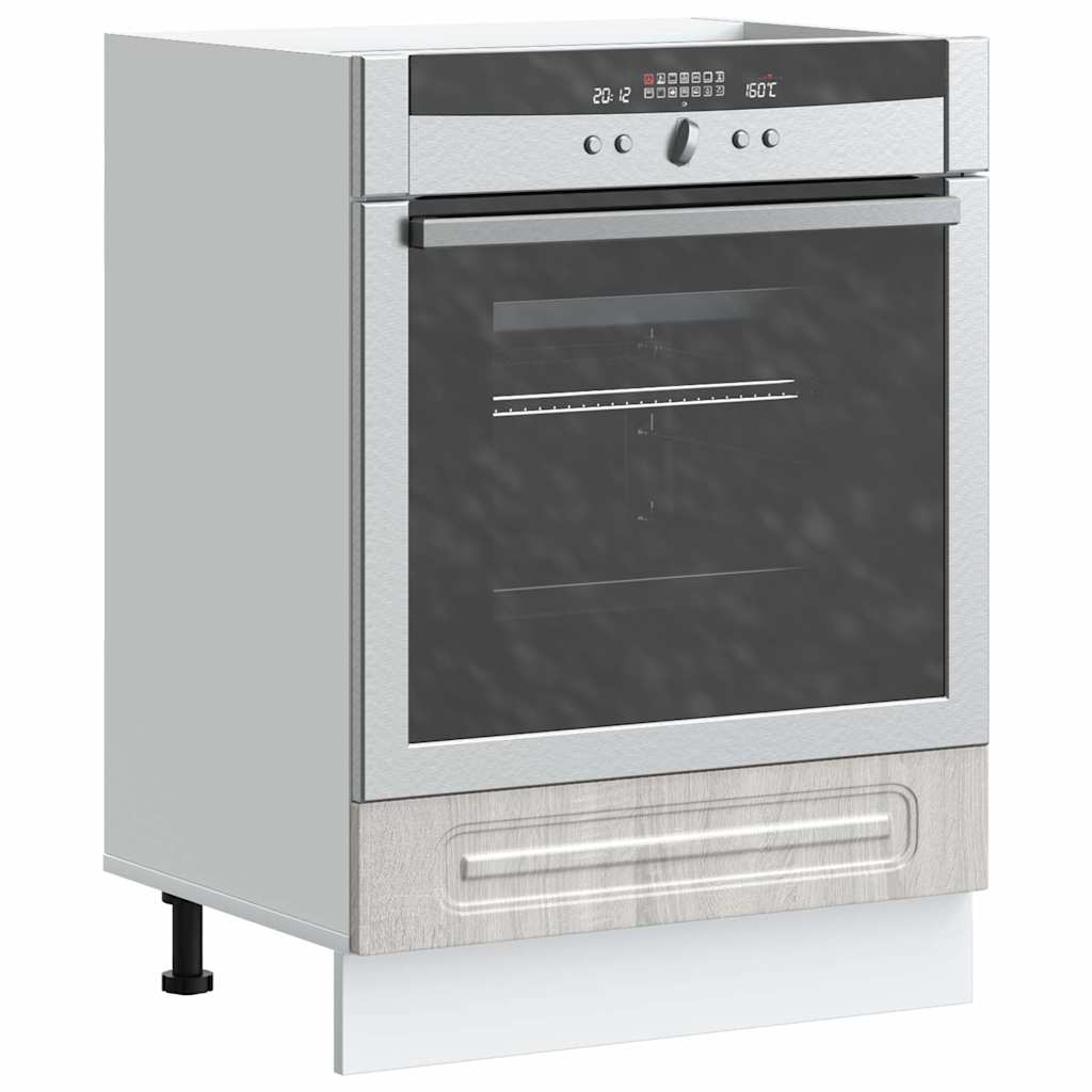 vidaXL Oven Cabinet Kalmar Grey Sonoma Engineered Wood 1