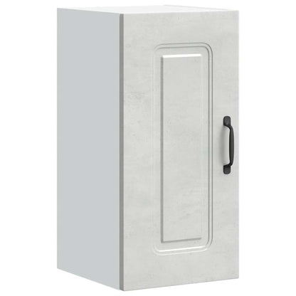 vidaXL Kitchen Wall Cabinet Kalmar Concrete Grey Engineered Wood 2