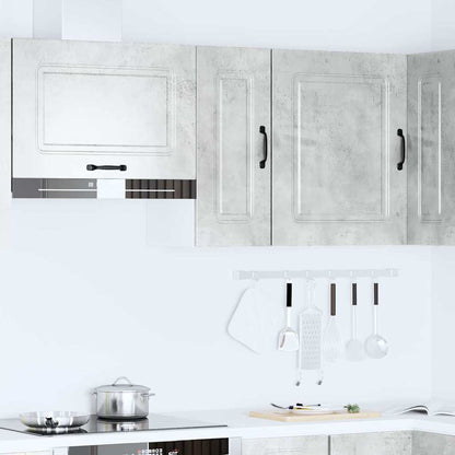 vidaXL Kitchen Wall Cabinet Kalmar Concrete Grey Engineered Wood 3