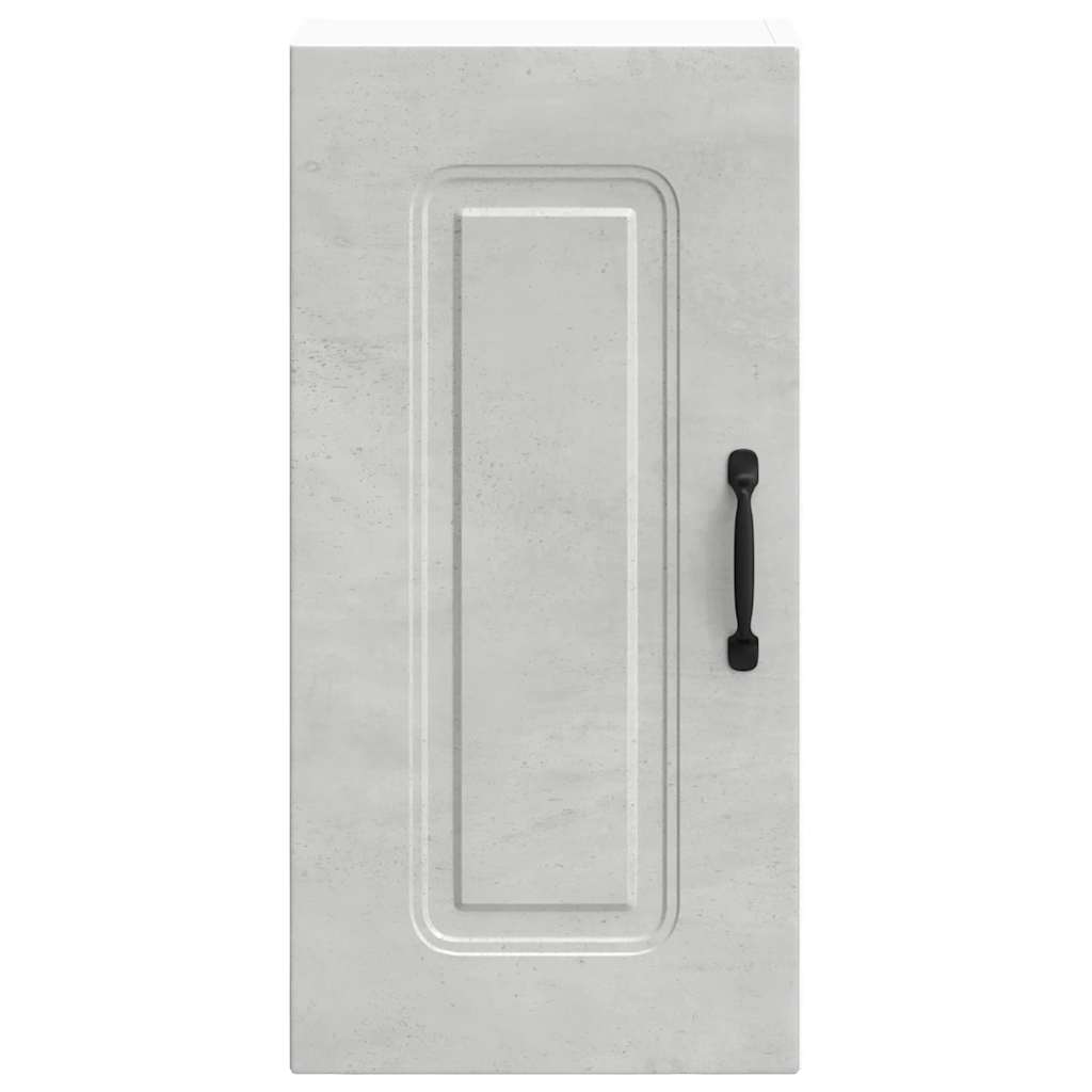 vidaXL Kitchen Wall Cabinet Kalmar Concrete Grey Engineered Wood 4