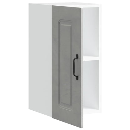 vidaXL Kitchen Wall Cabinet Kalmar Concrete Grey Engineered Wood 5
