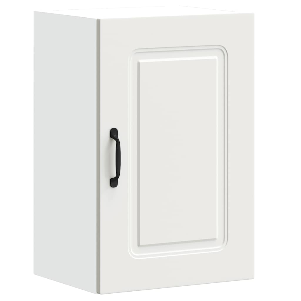vidaXL Kitchen Wall Cabinet Kalmar White Engineered Wood 2