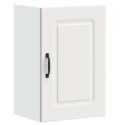 vidaXL Kitchen Wall Cabinet Kalmar White Engineered Wood 2