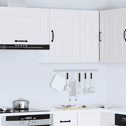 vidaXL Kitchen Wall Cabinet Kalmar White Engineered Wood 4