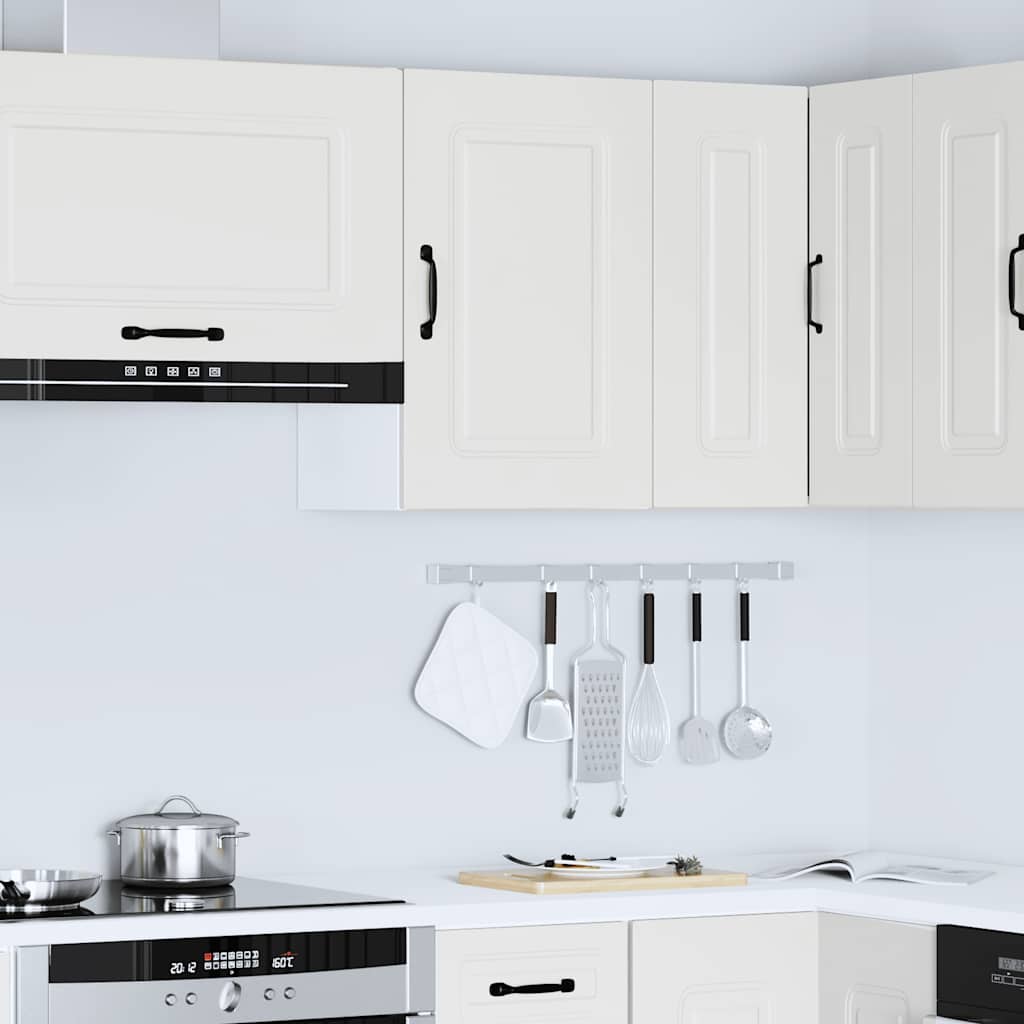 vidaXL Kitchen Wall Cabinet Kalmar White Engineered Wood 1