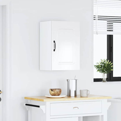 vidaXL Kitchen Wall Cabinet Kalmar High Gloss White Engineered Wood 3