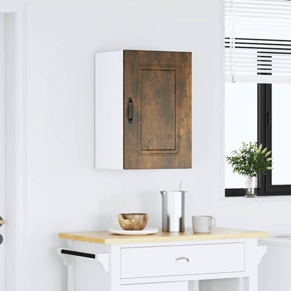 vidaXL Kitchen Wall Cabinet Kalmar Smoked Oak Engineered Wood 3